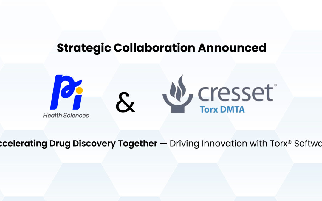 PI Health Sciences Announces Strategic Collaboration with Cresset to Deploy Torx® Software, Accelerating Innovation in Drug Discovery
